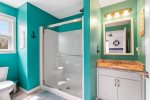 This Bathroom is Perfect for a Quick Touch-up Before Heading Out for the Day`s Adventures